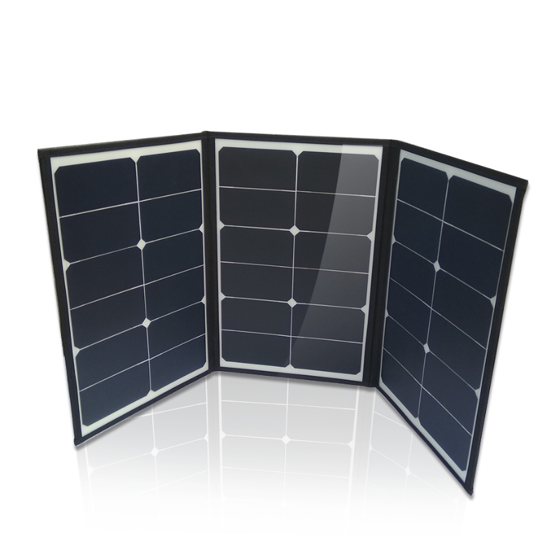 Bảng điều khiểnnăng lượng mặt trời có thể gập mặt trời hiệu quả cao Túi gấp di động 60W 100W 200W 120W Bảng điều khiểnnăng lượng mặt trời gấp